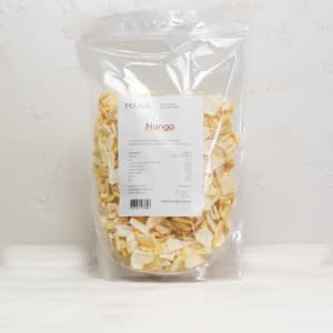 gefriergetrocknete Mango im Beutel
